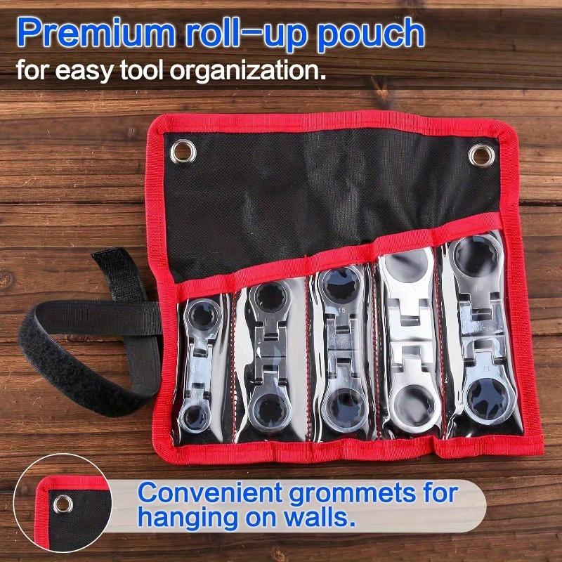 1pc Tool Set, Multi-functional Mini Ratchet Wrench, Labor-saving Double-Headed Wrench, Suitable for Car Repair, Bicycle Repair, Machine Repair