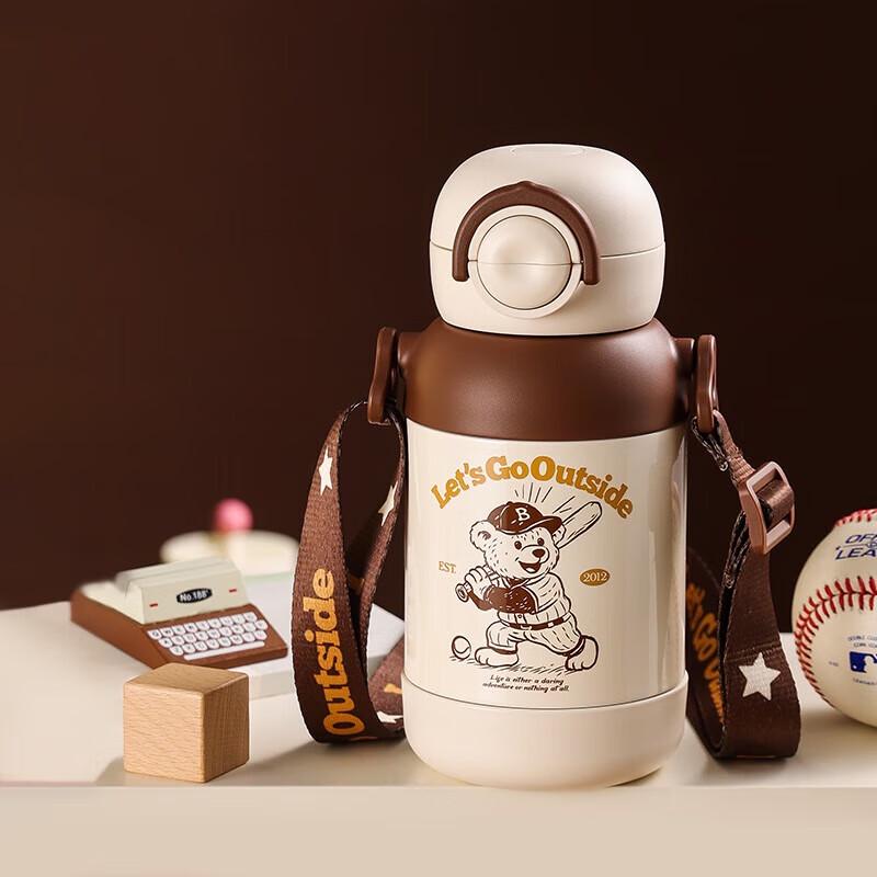 BEDDYBEAR Kids Dual-Drink Insulated Water Bottle 575ml