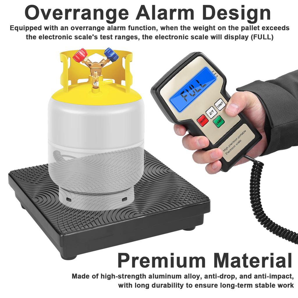 Digital Refrigeration Scale High   Electronic Scale for Refrigerants Refilling Central  -conditioning and Refrigeration Equipment Fluoridation