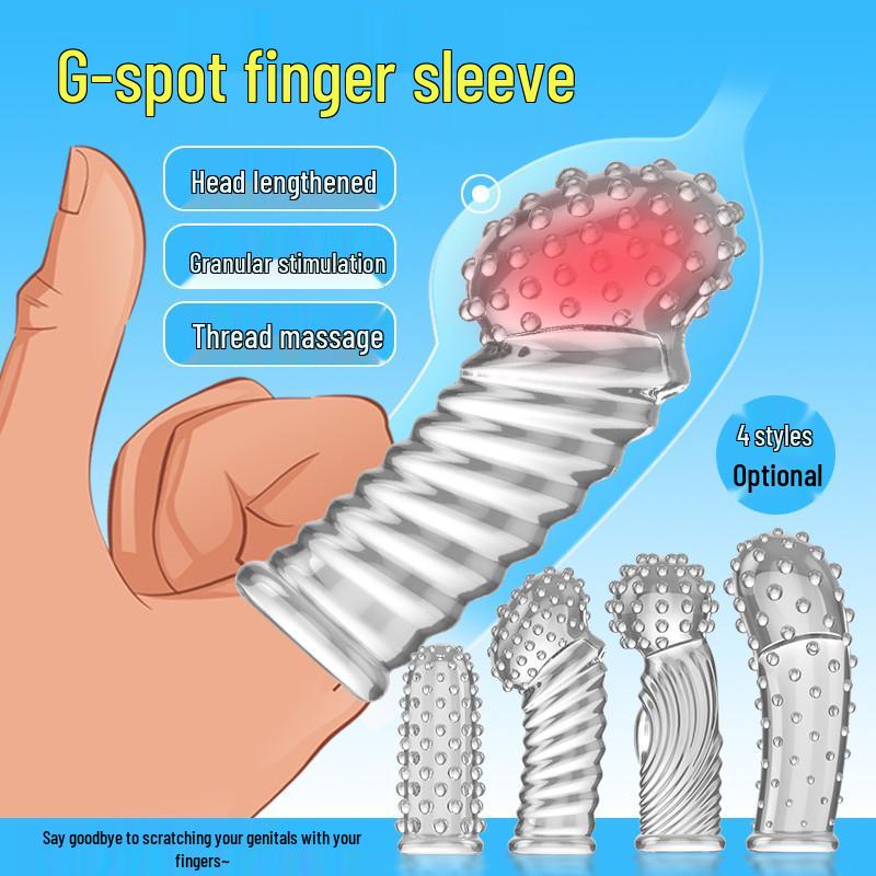 Pleasure Finger Snap-On Sleeve for Unisex Erotic Play