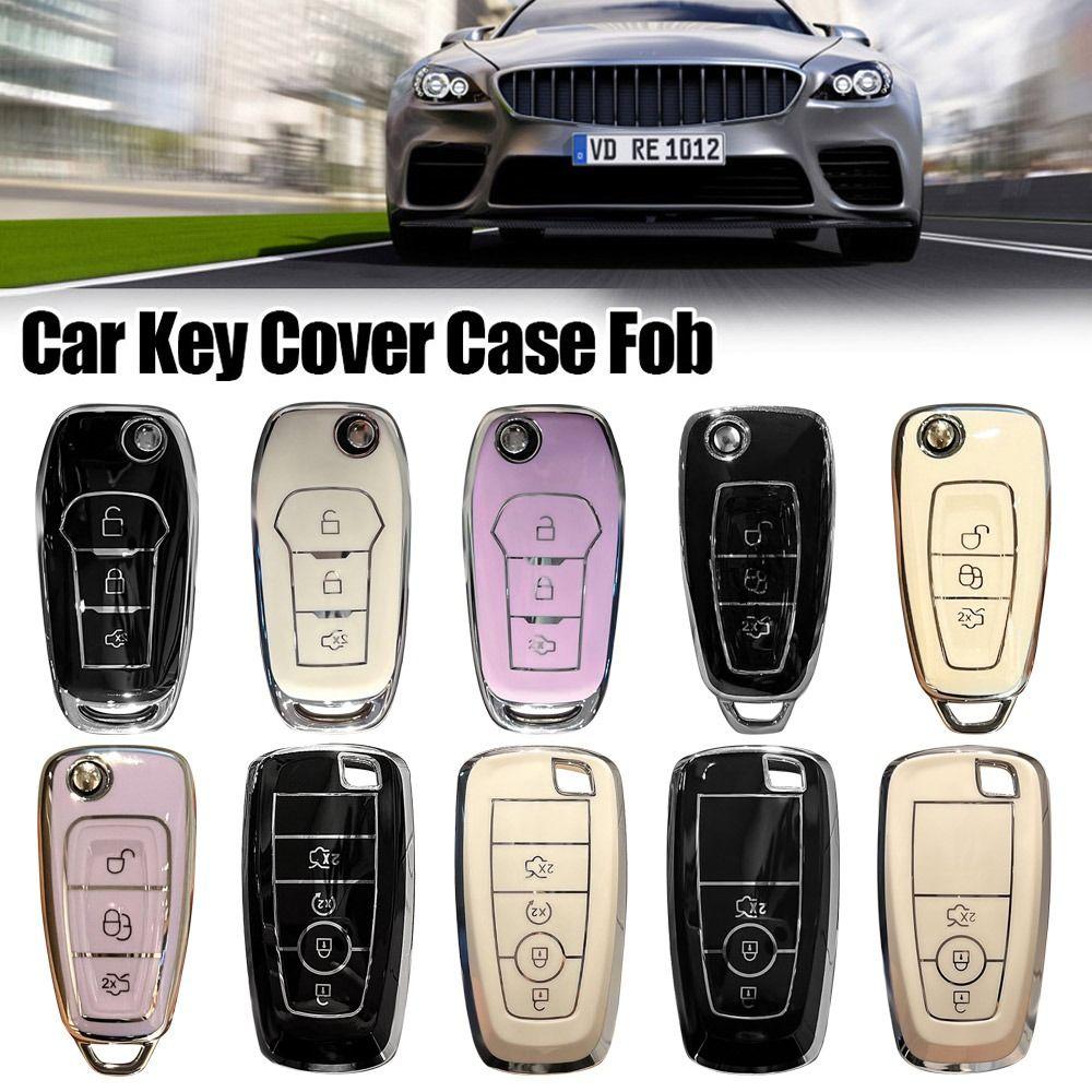 

Чохол для ключів з м’якого ТПУ для Ford/Everest/Ranger C-Max S-Max/Focus/Galaxy/Mondeo/Transit D-black