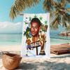 1pc Brazilian Football Celebration Microfiber Quick Dry Beach Towel Absorbent Soft Oversized Sand Free Towel for Travel Pool Gym Swimming Yoga 20a103