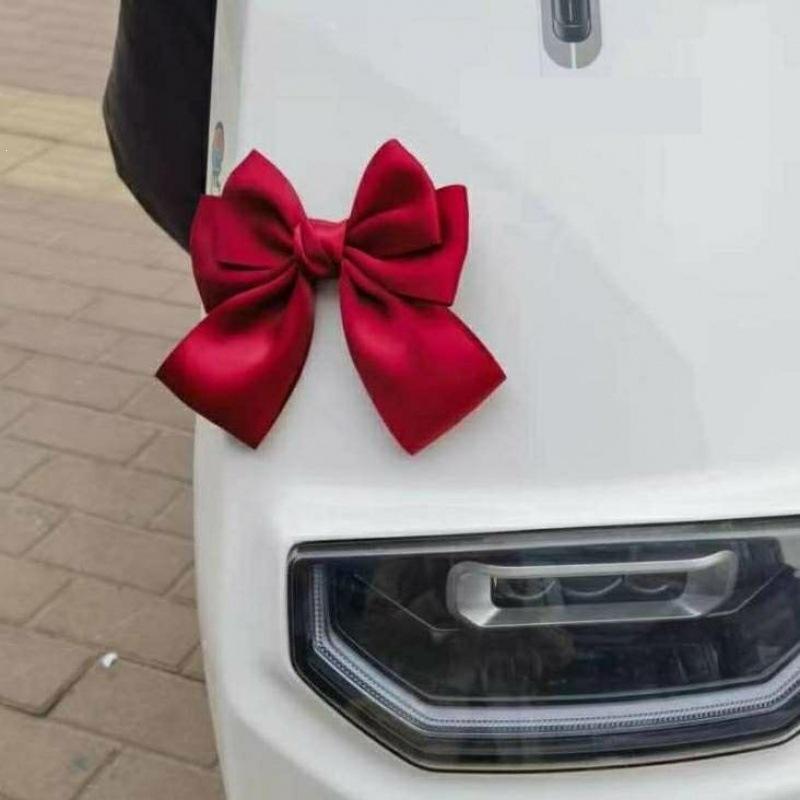 Charming Bowknot Sticker for Electric Bike and Scooter Rear Seats - Cute, Girlish, and 3D