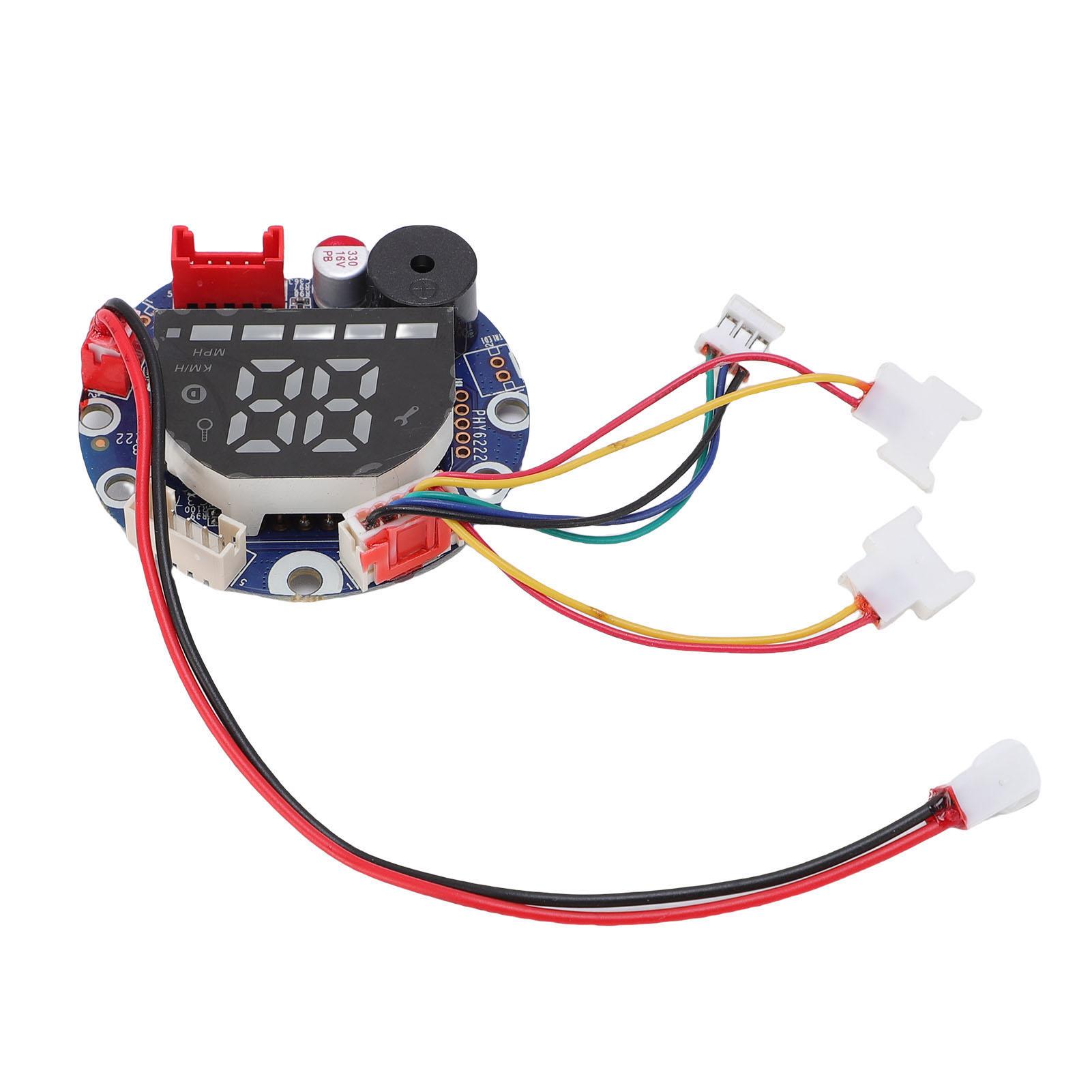 

Electric Scooter Dashboard Circuit Board Professional Waterproofing Scooter Digital Display PCB Replacement for HX X9