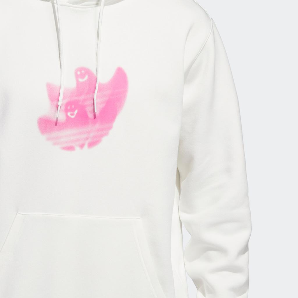 Adidas Sweatshirts Men's White Crew Neck Moderate Regular HS3052