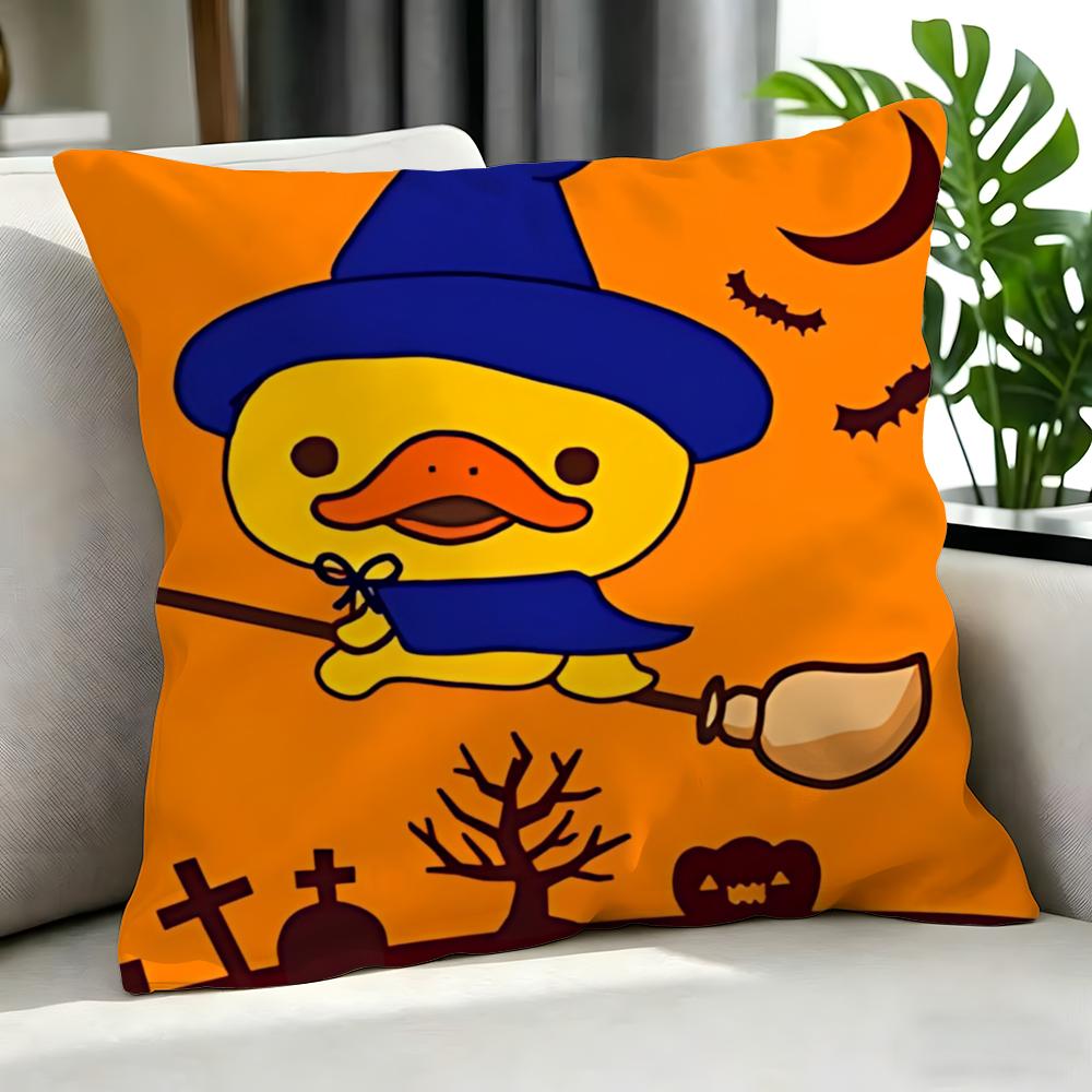 character Kamonohashikamo Cushion Cover Cushion Cover Set 4Pcs 50x50 45x45 40x40 Pillowcase Decorative Sofa Home Decor