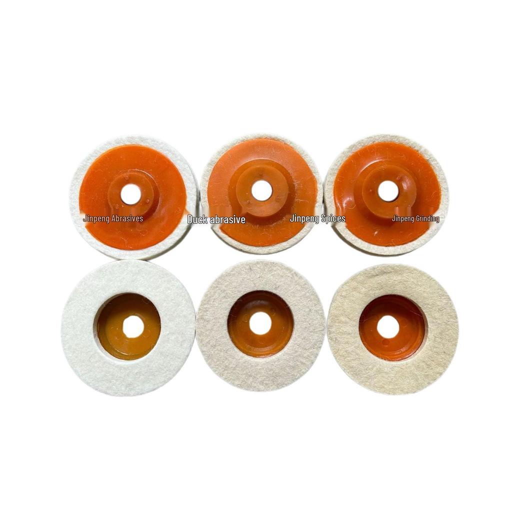 Stainless Steel & Glass Polishing Felt Wheel - Angle Grinder Compatible