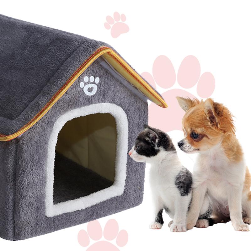Cats and Dogs House House Small Dog Four Seasons General Can Be Dismantled and Washed Dog House Pet Supplies