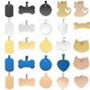Titanium Steel Pet ID Tag: Engravable Dog Tag & Military Card Pendant