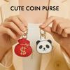 Cute Bag Pendant Leather Coin Purse Keychain Charm Panda Keychain Purse  Fashion Accessories