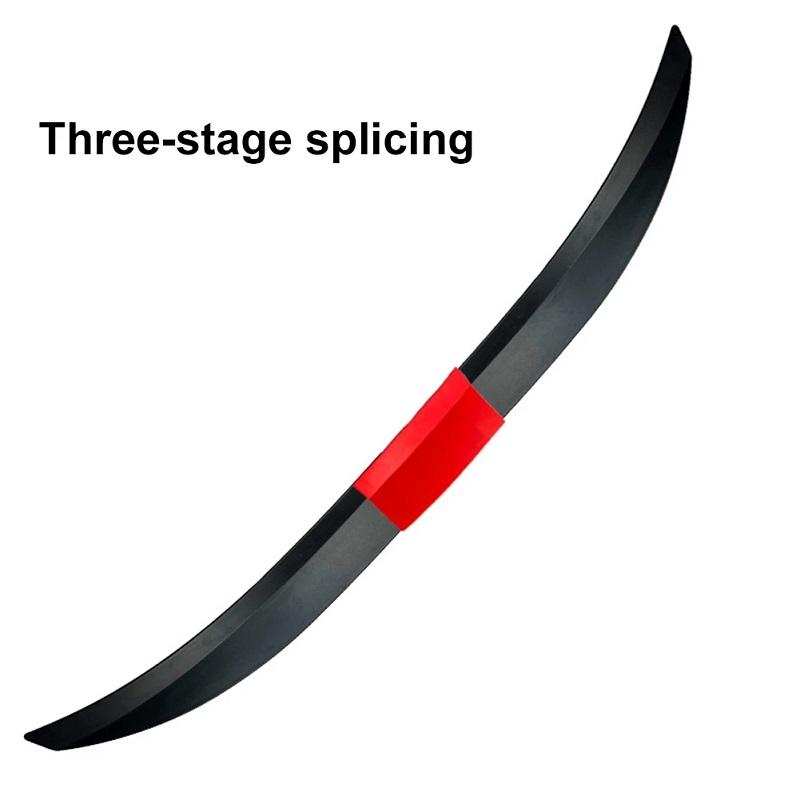 Universal Car Trunk Spoiler Wing Adjustable Tail Spoiler Lip Carbon Fiber Adhesive Anti-Aging Auto Styling Exterior Decoration