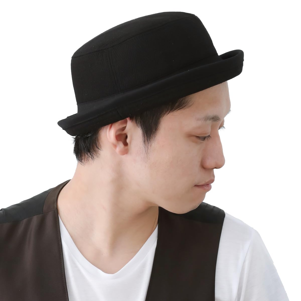 

Шляпа Счастливая Шляпа Порк-пай Елочка, Черная, 60см, Всесезонная, Хлопок, Ткань, hat-1281-03-60