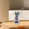 Solar Dancing Toy Cute Solar Powered Swinging Cat Dashboard Decoration Small Animated Bobble Dancer Car Dashboard Decor