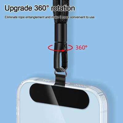 Anti Lost Mobile Phone Strap Hanging Rope Handheld Cell Phone Chain Metal Buckle 6m Mobile Phone Lanyard New Year Gift