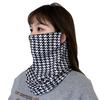 Women's Autumn & Winter Plush Face Mask Neck Protector: Windproof, Warm, and Versatile Scarf Set for Outdoor Cycling
