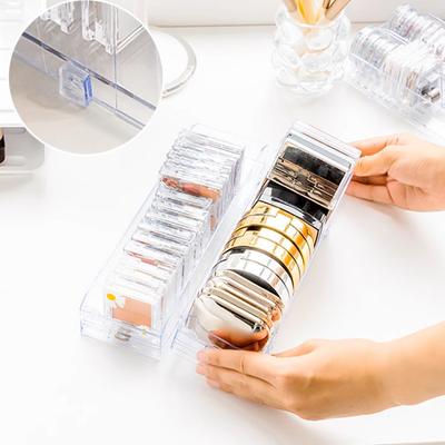 Clear Acrylic Makeup Cosmetics Organizer Storage Box Compact Jewelry And Cosmetic Storage Box For Vanity And Dresser
