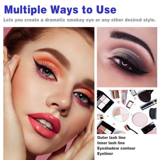 1/4Pcs 2G Powder Eyeliner Long Lasting Waterproof Natural Smudge-proof Portable Women Eyeliner Pencil Girls Eye Makeup Tools