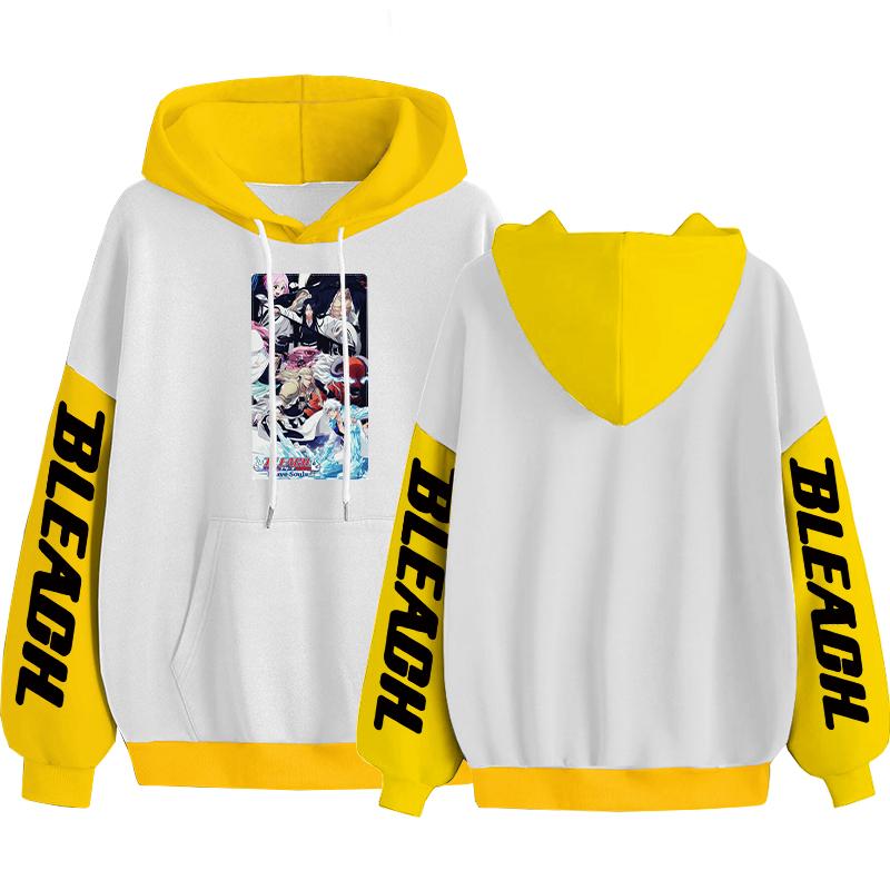 

Hitsugaya Toushirou Bleach, аниме, толстовки унисекс, Harajuku, манга, крутые зимние толстовки с принтом для мужчин и женщин, теплые толстовки с длинными рукавами 4XL жёлтый