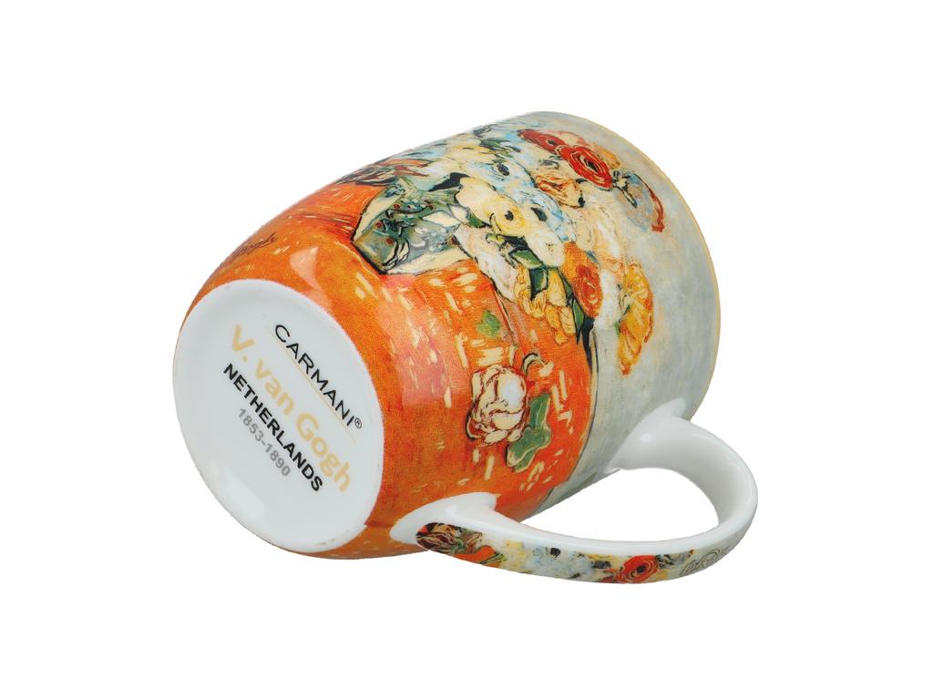Kubek Ceramiczny Camio Van Gogh Róże Na Prezent Malarstwo Carmani