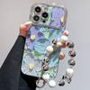 Große Fenster Geeignet für Apple 14PRO Galvanisierte Blume Handyhülle IPhone 15 13 Schutzhülle Anti-Fall Ölgemälde