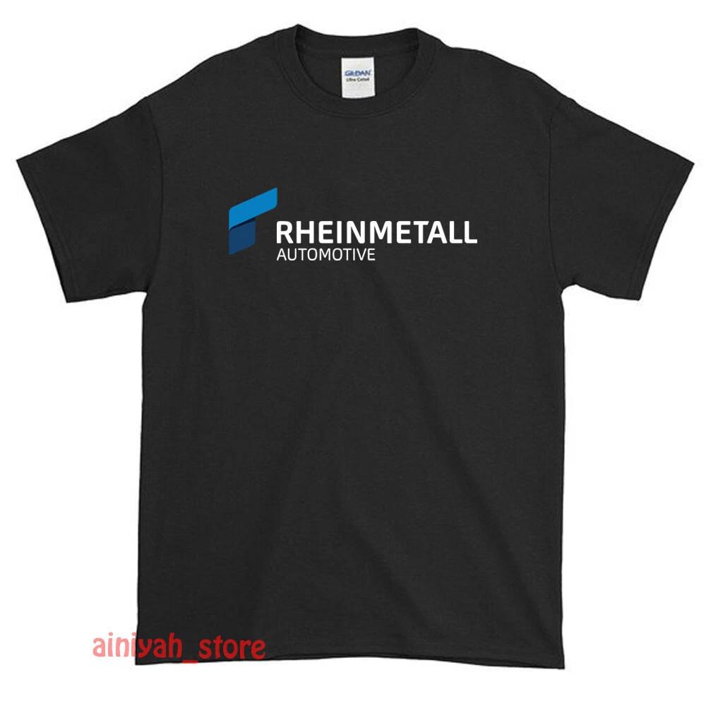 New Rheinmetall Automotive company Logo Men s Funny T shirt USA Size S-XXL S
