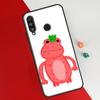 Cottagecore Fruit Strawberry Frog Case For Huawei P50 Pro P20 P30 P40 Lite P Smart 2019 Nova 9 5T Cover For Honor 50 8X 9X