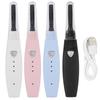 Heated Eyelash Curler USB Rechargeable Electric Lash Curling Tool for Long Lasting Eyelashes