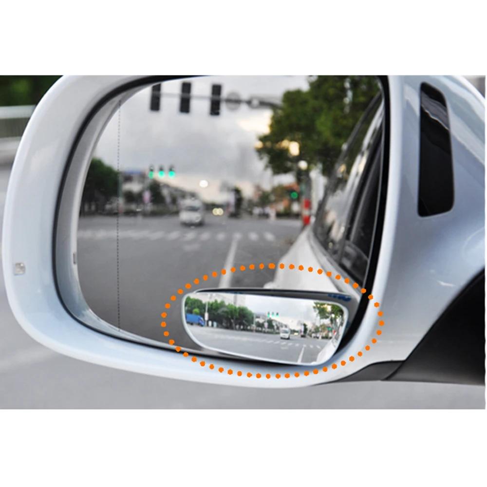 2 pezzi Specchietto retrovisore grandangolare per auto, trasparente, sottile, per angolo cieco, in vetro di retromarcia, convesso, per parcheggio, per SUV