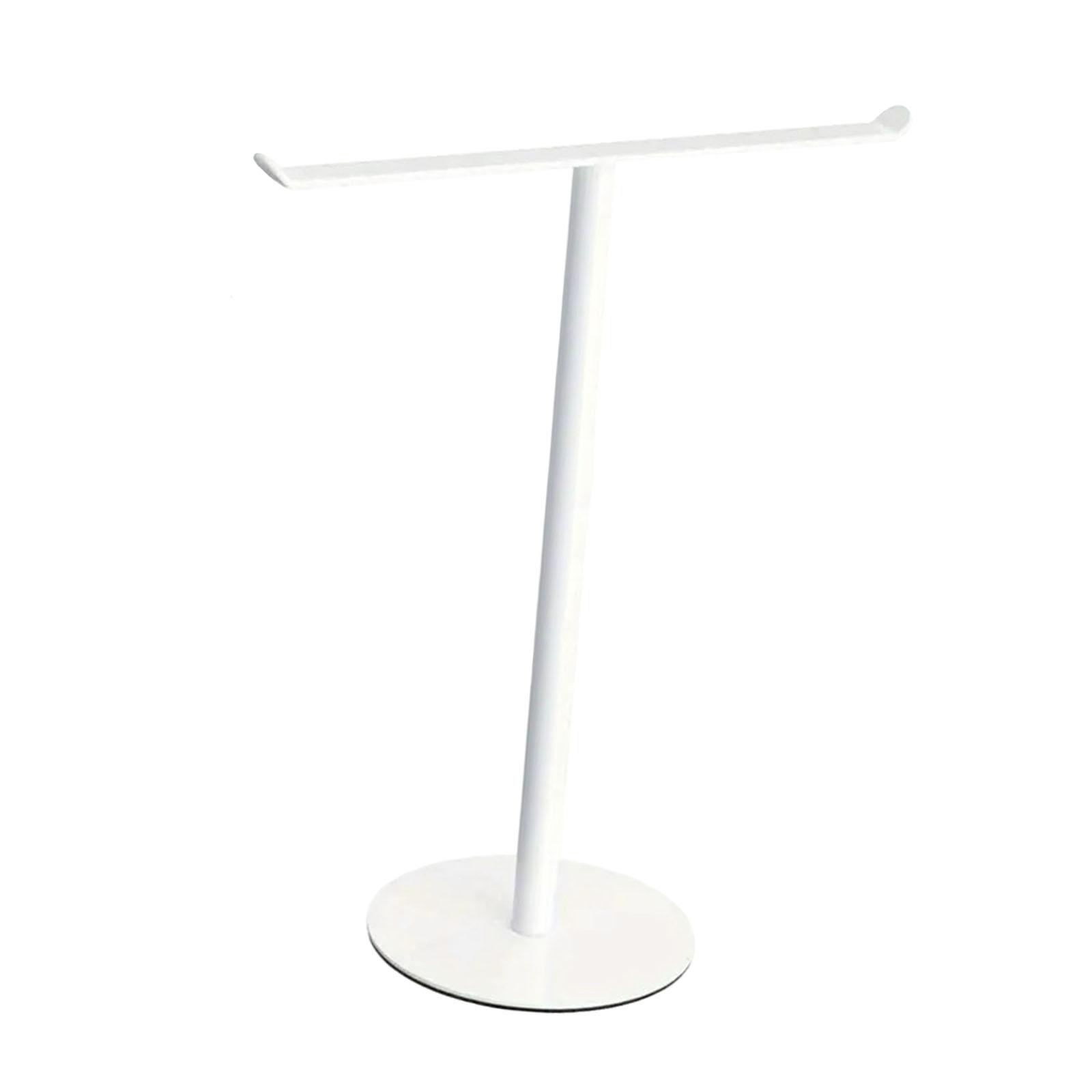 

T Shape Hand Towel Holder Standing Towel Bar Hand Towel Stand Countertop Towel Stand for Hotel белый