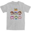 Men Crayon Shin-chan X Toy Story Cartoon T-Shirts Cotton Top Tees Summer Vintage Short Sleeve T-Shirt