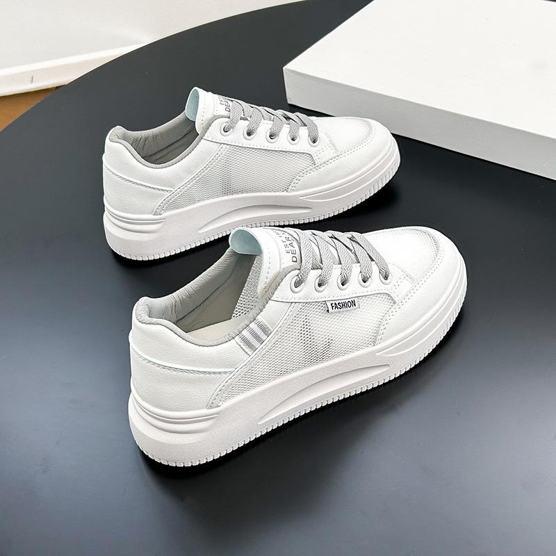 

Весенние новые белые туфли женские модные студенческие туфли на платформе повседневные туфли на платформе уличные снимки 40