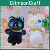 Adorable Plush Cat Keychain Soft Stuffed Animal Figure Cute Bag Charm Doll