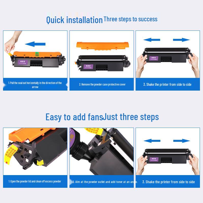 YINGMEIJIA CF218A/18A Compatible Black Toner Cartridge for HP