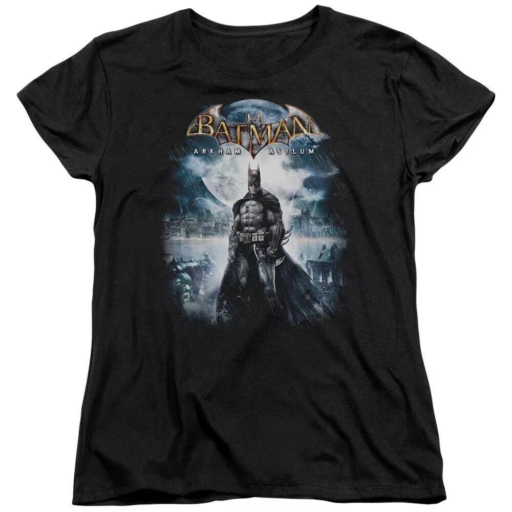 Batman Arkham Asylum  Game Cover  Women s T-Shirt 4XL