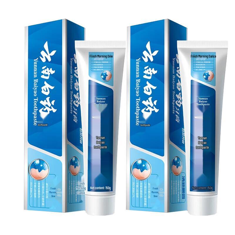

Yunnan Baiyao Probiotic Toothpaste Fresh Morning Dew Twin Pack