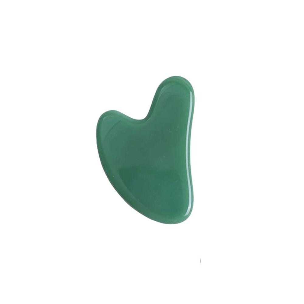 

Aventurine Gouache Scraper Face Massage Jade Roller Set Natural Gouache Stone Facial Roller Jade Massager Gua sha Face Scraper
