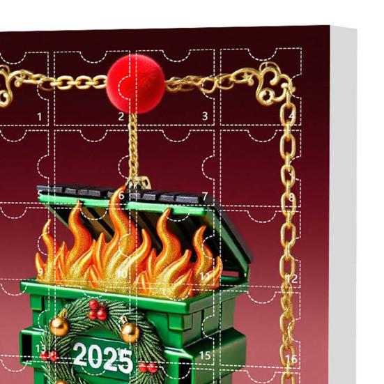 Acrylic Pendant Advent Calendar Box 24-Day Countdown Christmas Decoration Multifunctional Holiday Decor for Kids' Rooms Houses Cars