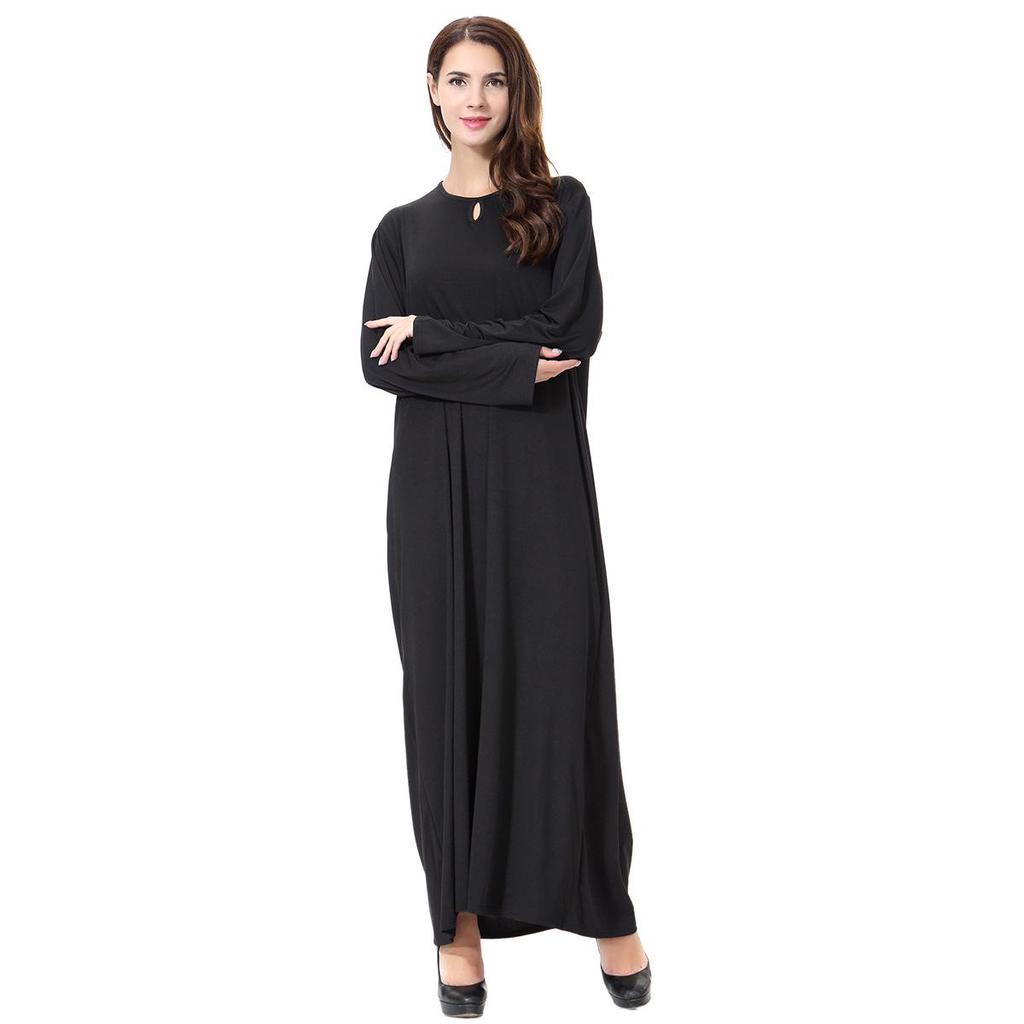 Available: Women's Solid Color Muslim Robe, Pullover Style, Popular Hot Sale
