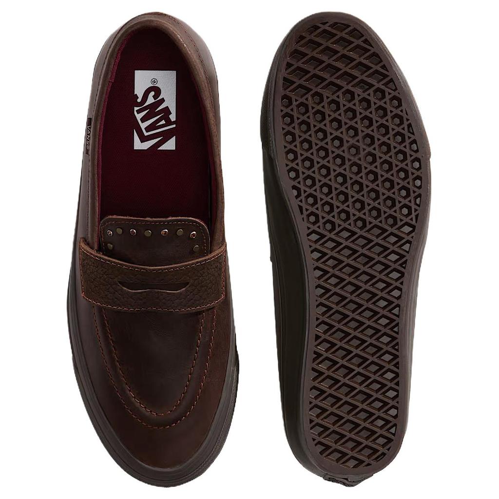 Vans LX Premium Loafer Studded Brown Unisex Sneakers VN000VATDMV