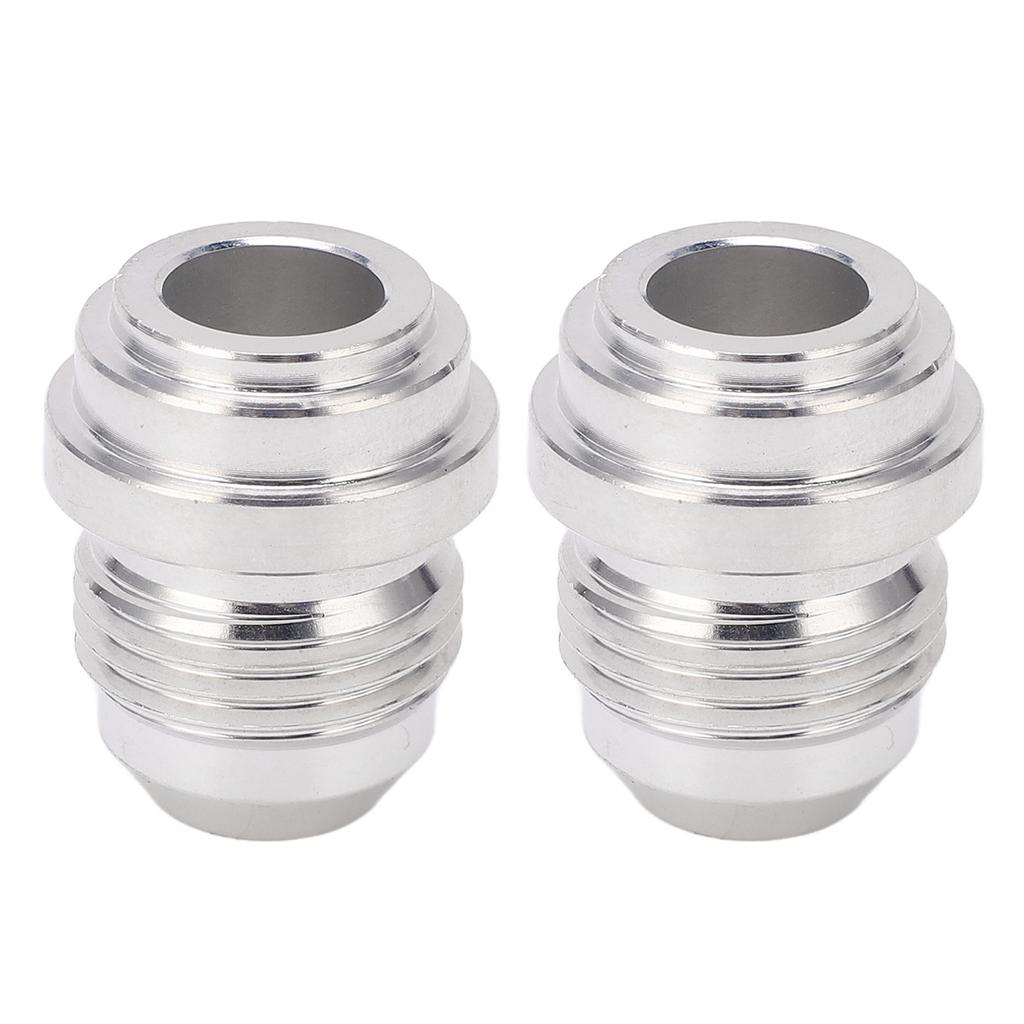 2Pcs Male Billet AN8 6061 T6 Aluminum Alloy 8AN Thread Weld In Fitting Bung Fuel System Parts