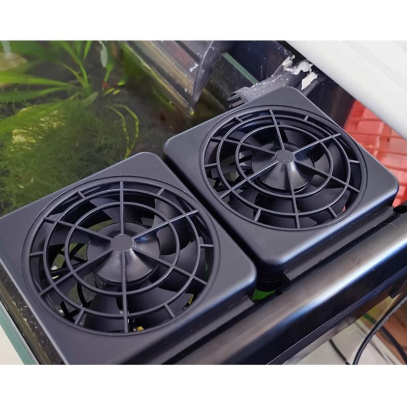 Aquarium Fish for Tank Cooling Fan Low Noise Two Speed Wind Control Water Cooler for Small Large Ta Dropshipping