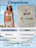 Bobisty 6 Pairs 14G Nipple Rings Set for Women 316L Stainless Steel Heart Butterfly Moon CZ Flower Nipple Rings Piercing Jewelry