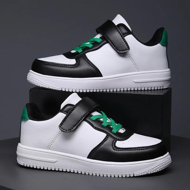 Children Shoes Boys Sneaker School Leather Kids Casual Sneaker Tennis Sports Shoes for Boy