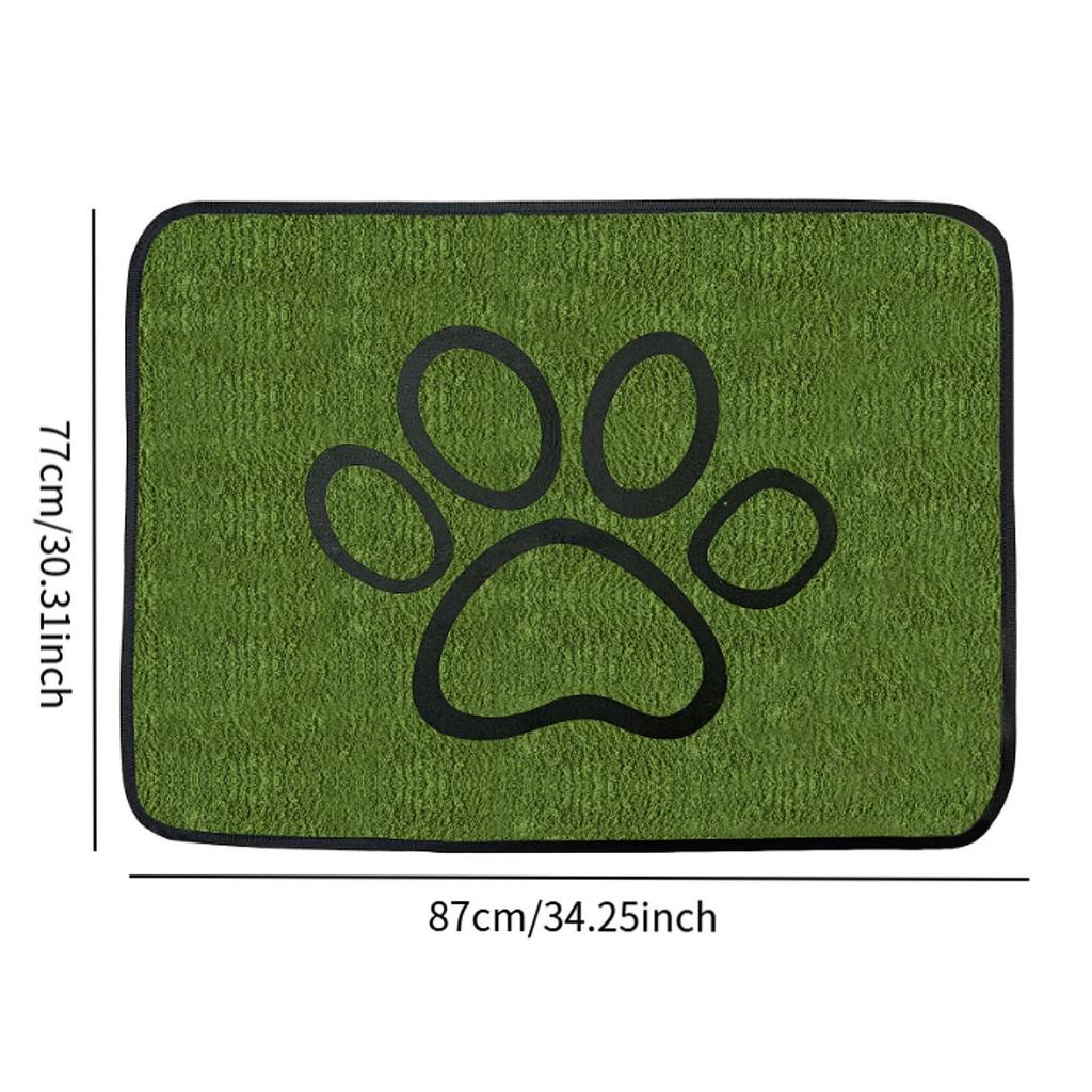 Washable Dog Pee Pad Reusable Non Slip Dog Bed Mat Breathable for Crate