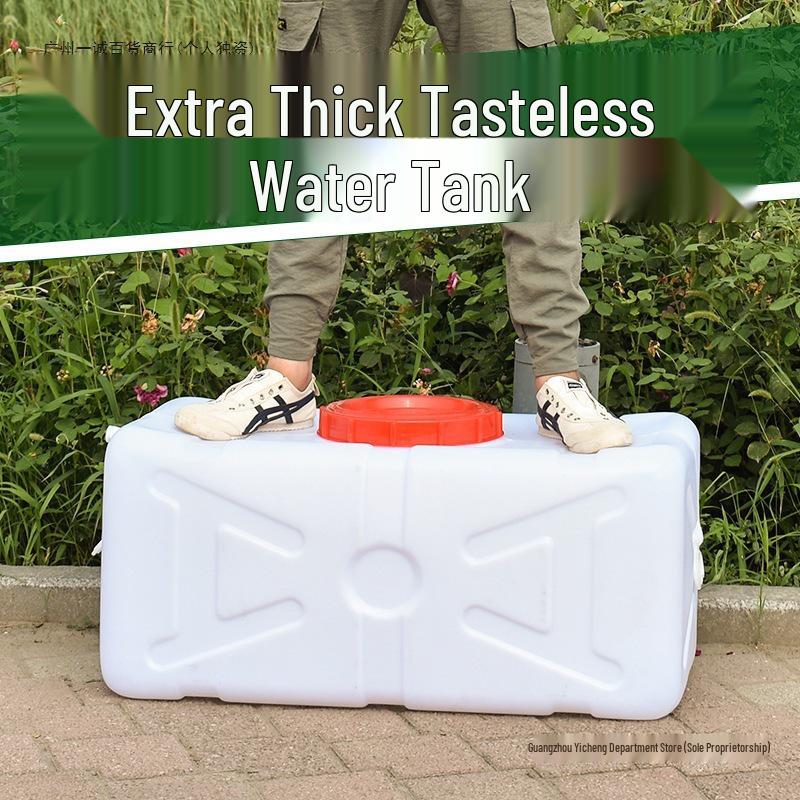 Lebensmittelechter Kunststoff-Wassertank mit großer Kapazität - Horizontal rechteckiges Design für den Heimgebrauch