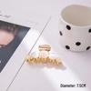 Korean Fashion Hairpin: Elegant Shark Clip for Women