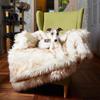 Artificial Fur Premium Pet Animal Blanket Dog Settee Keep Warm Cushion Waterproof and Urine Resistant Pet Cushion 75x100cm