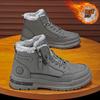 Men S Winter High Top Thermal Lined Work Boots Anti Slip Wear Resistant