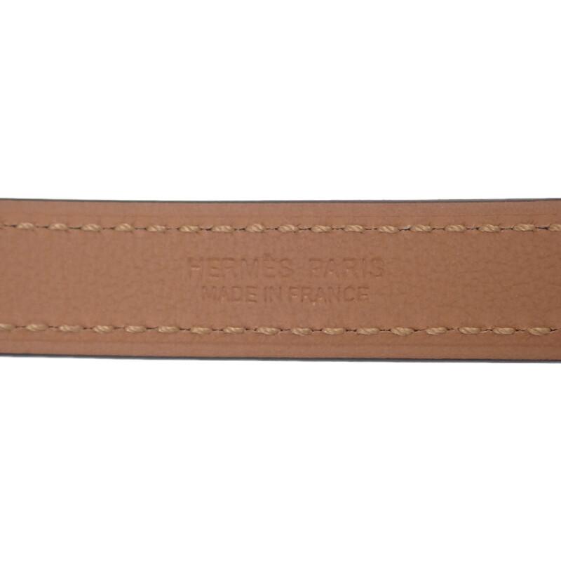 HERMES H081087 belt Etope/Brown Epsom Women
