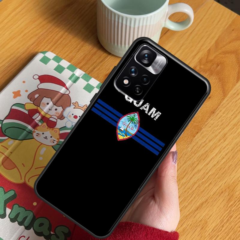 Guam Flag Case For Xiaomi Redmi Note 14 13 12 11 10 9 15 Pro Plus Redmi 15C 13 10C 12C 13C 14C 15 Cover